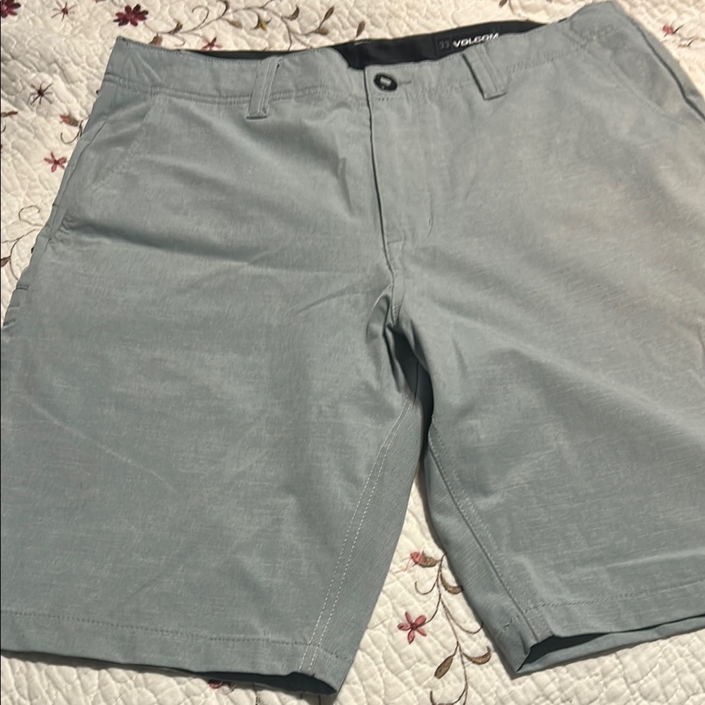 Volcom Gray Tailored Fit Shorts for Casual Outings